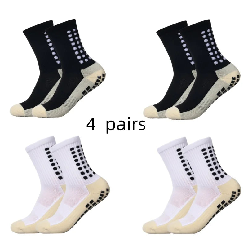 4 Pair Grip Socks