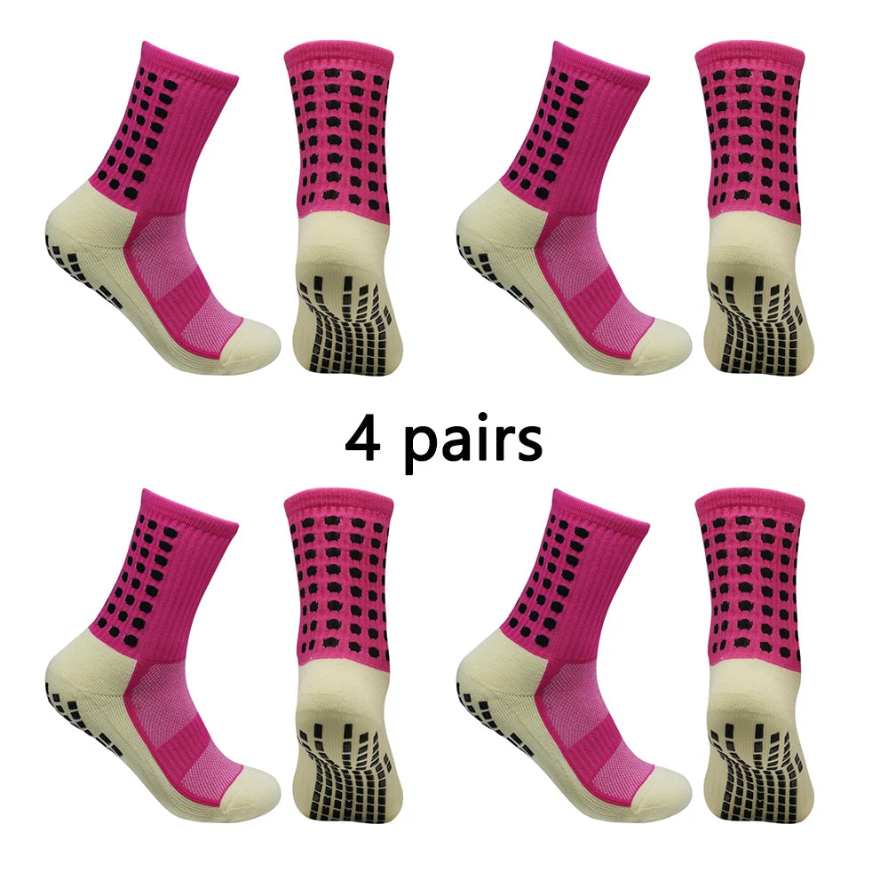 4 Pair Grip Socks