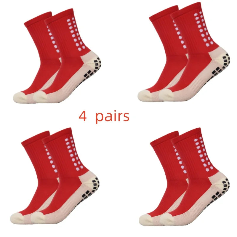 4 Pair Grip Socks