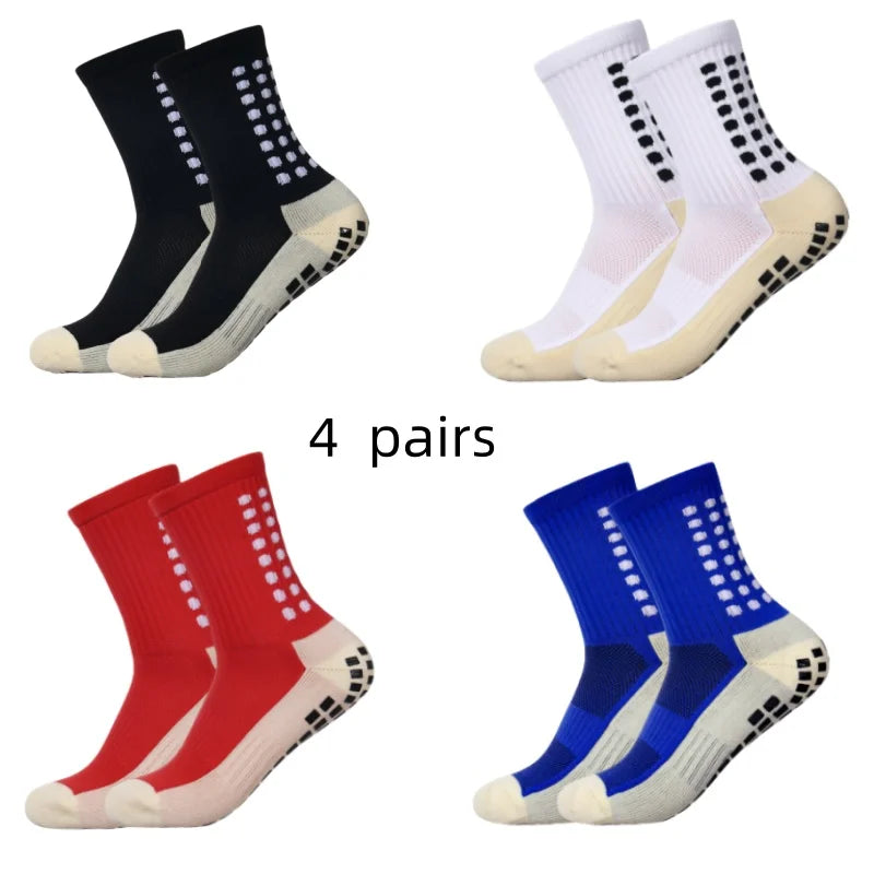 4 Pair Grip Socks