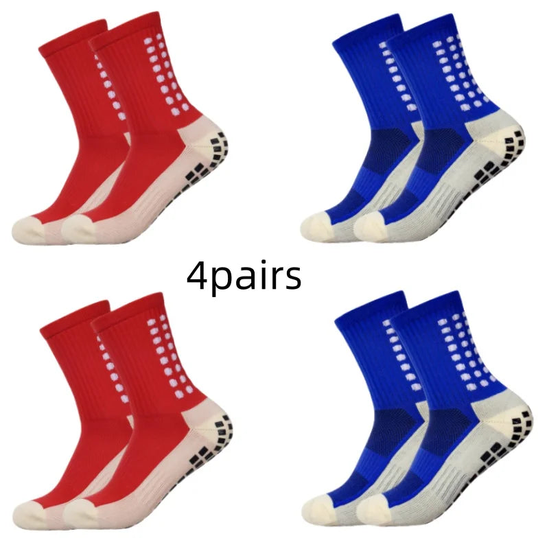 4 Pair Grip Socks