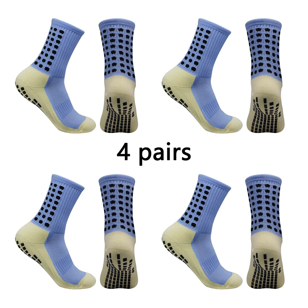 4 Pair Grip Socks