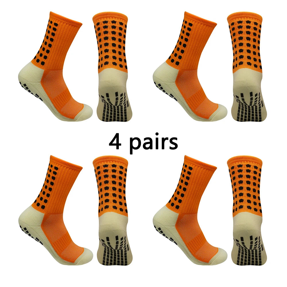 4 Pair Grip Socks