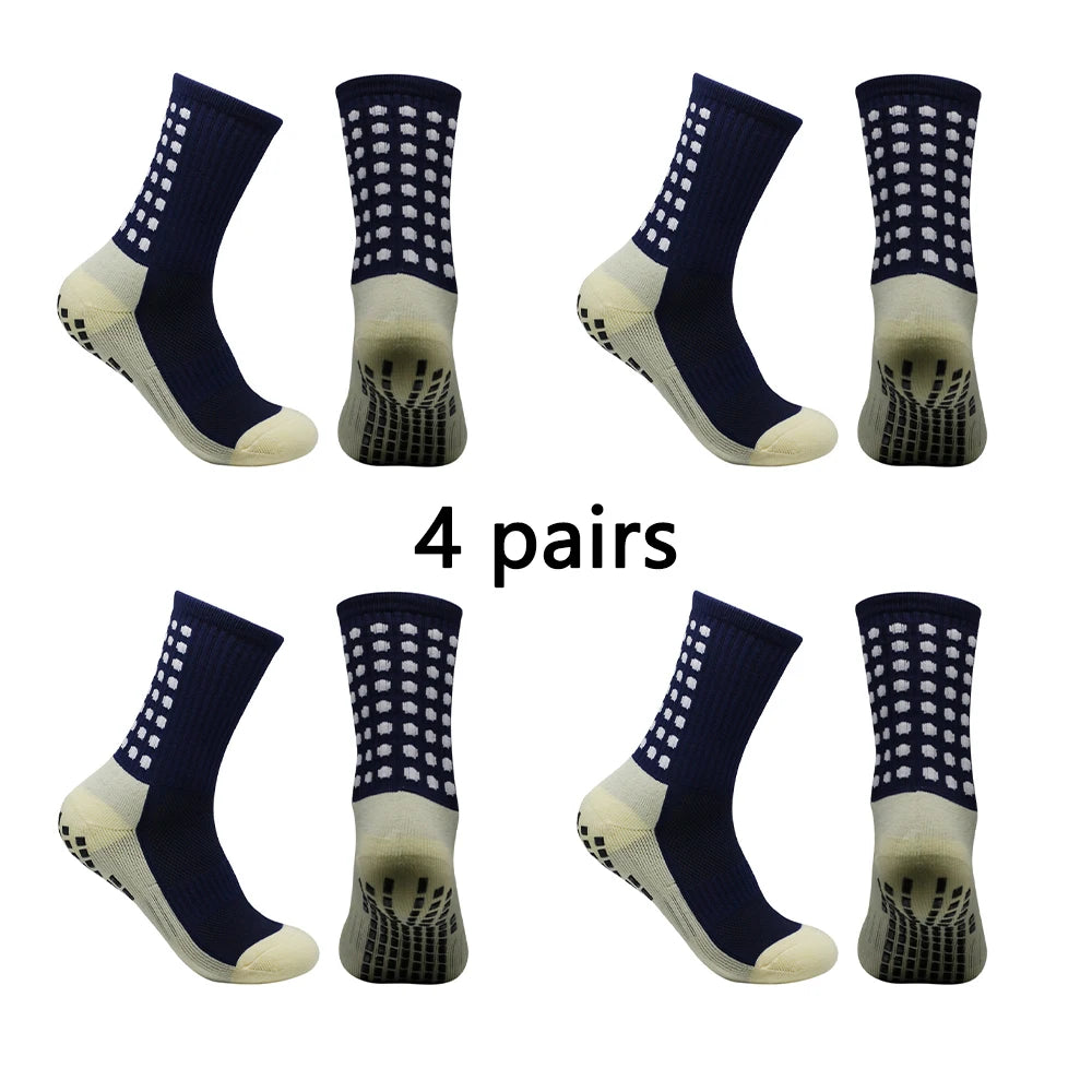 4 Pair Grip Socks