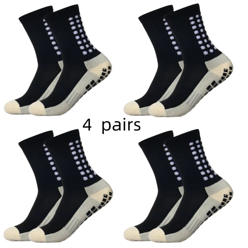 4 Pair Grip Socks