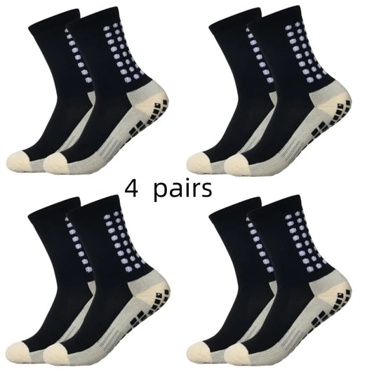4 Pair Grip Socks