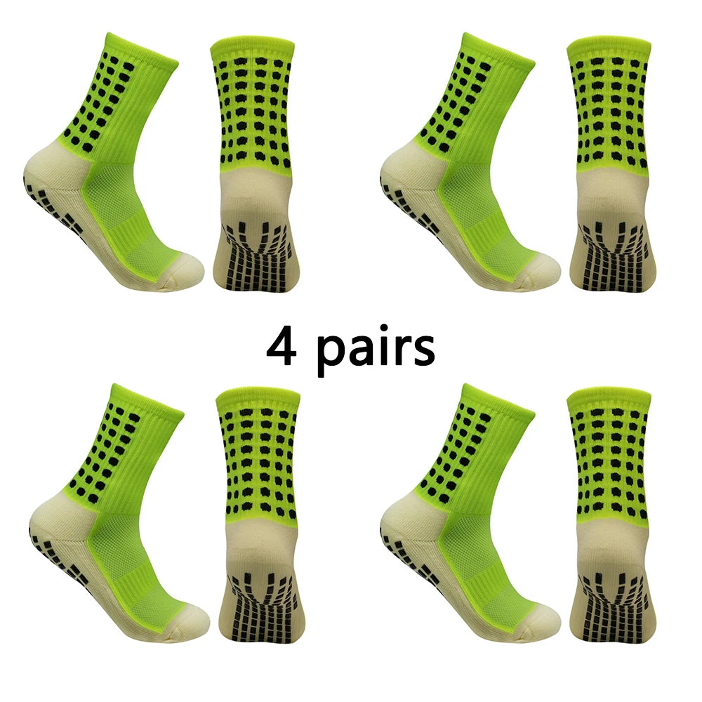 4 Pair Grip Socks