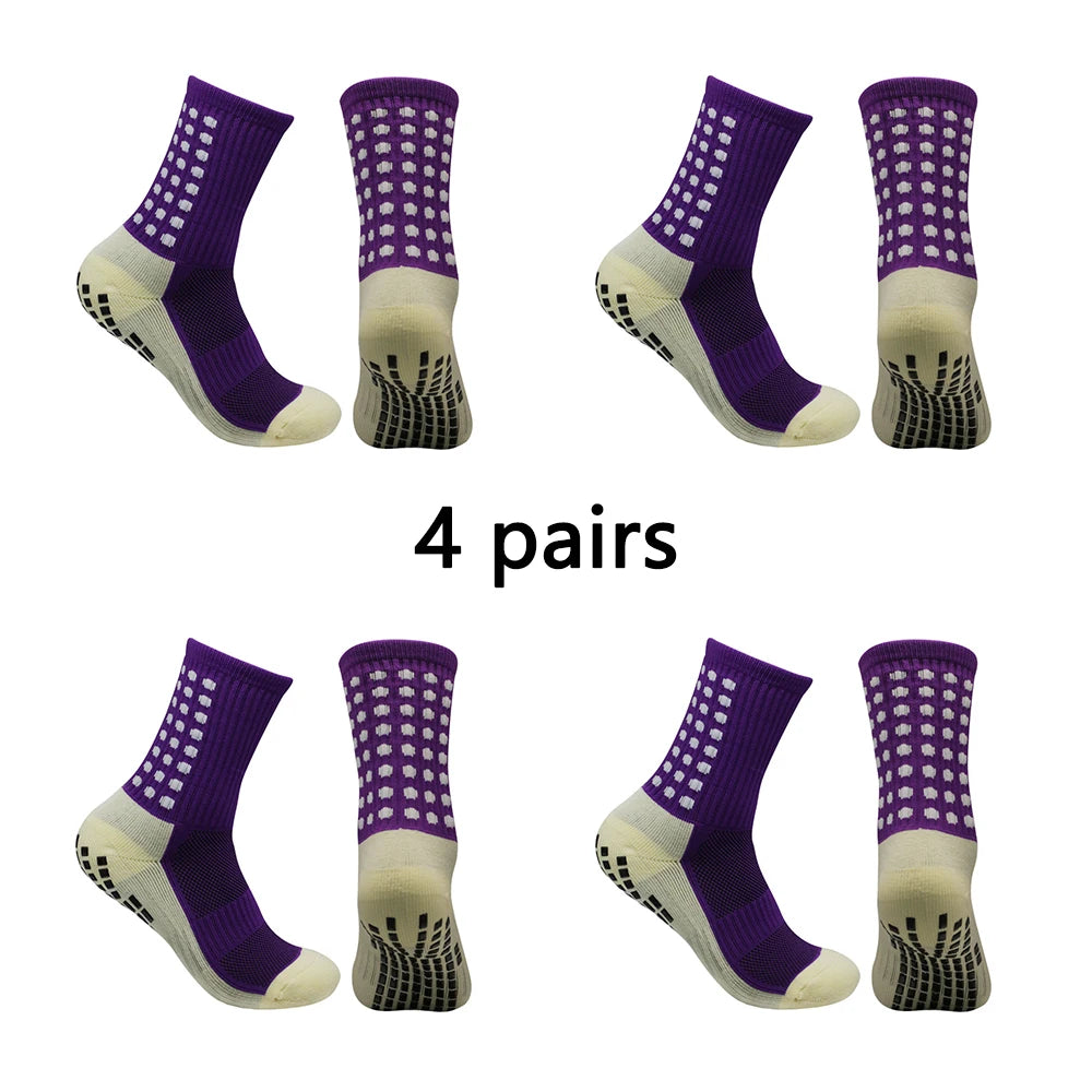 4 Pair Grip Socks